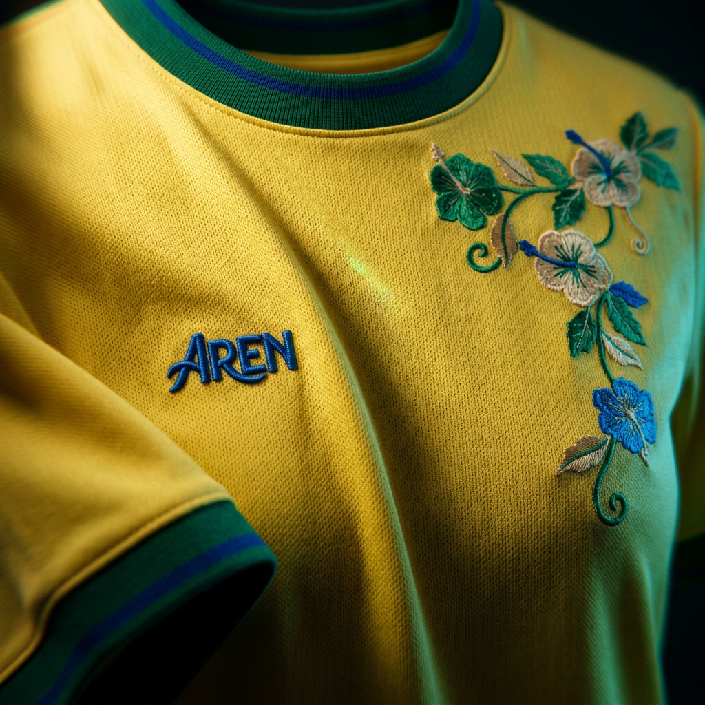 Camisa Feminina AREN Bordada Brasil