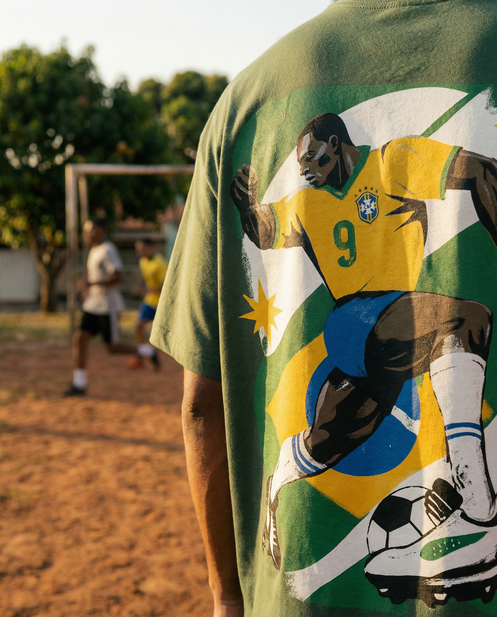 AREN Brasil — Camiseta Oversized · Drible em L