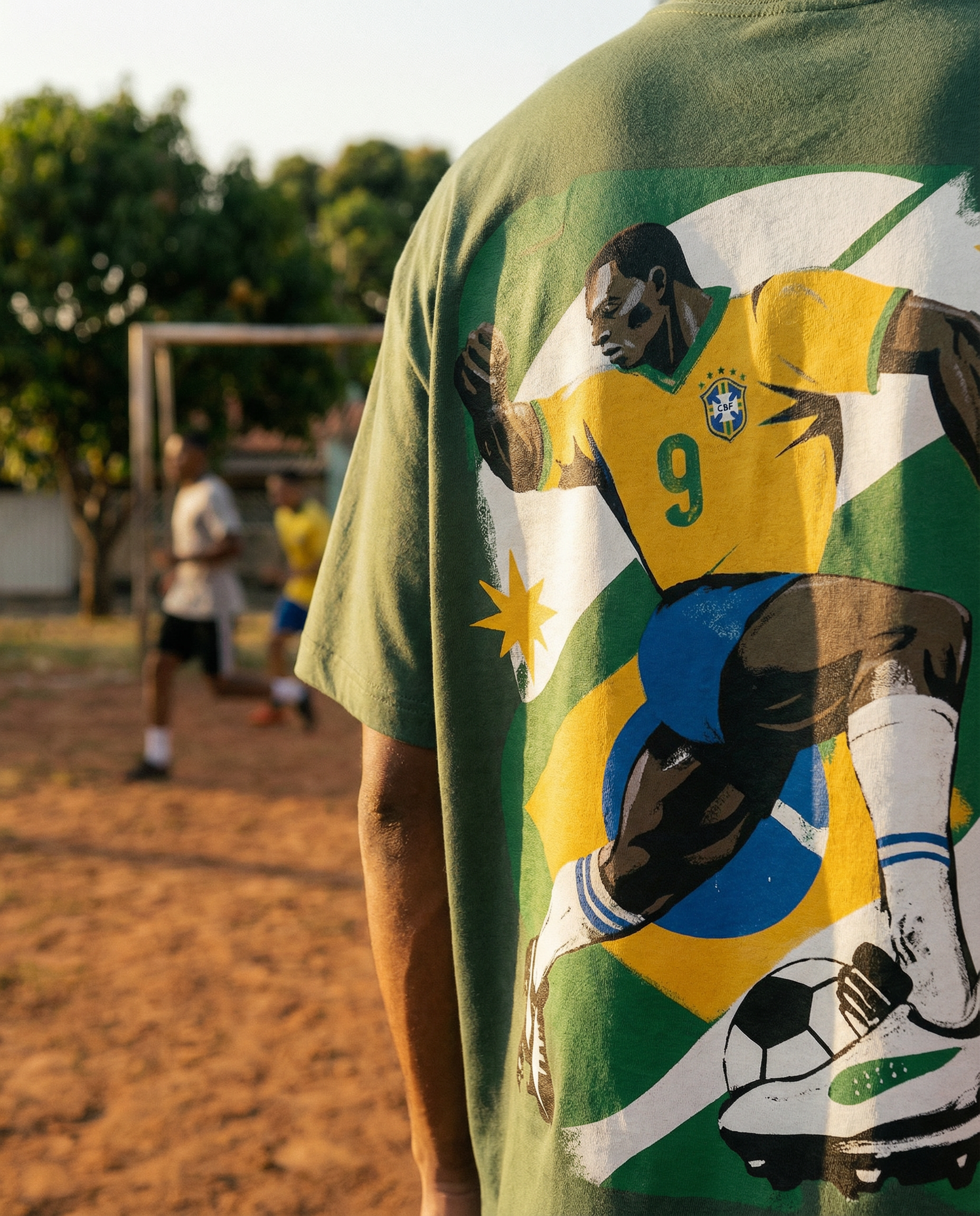 AREN Brasil — Camiseta Oversized · Drible em L