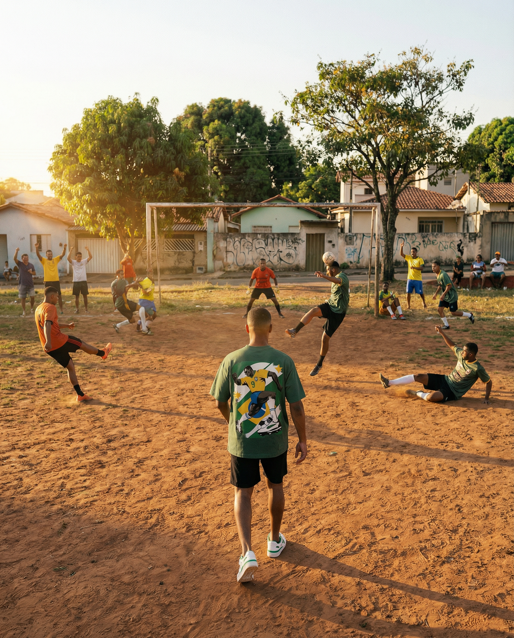 AREN Brasil — Camiseta Oversized · Drible em L