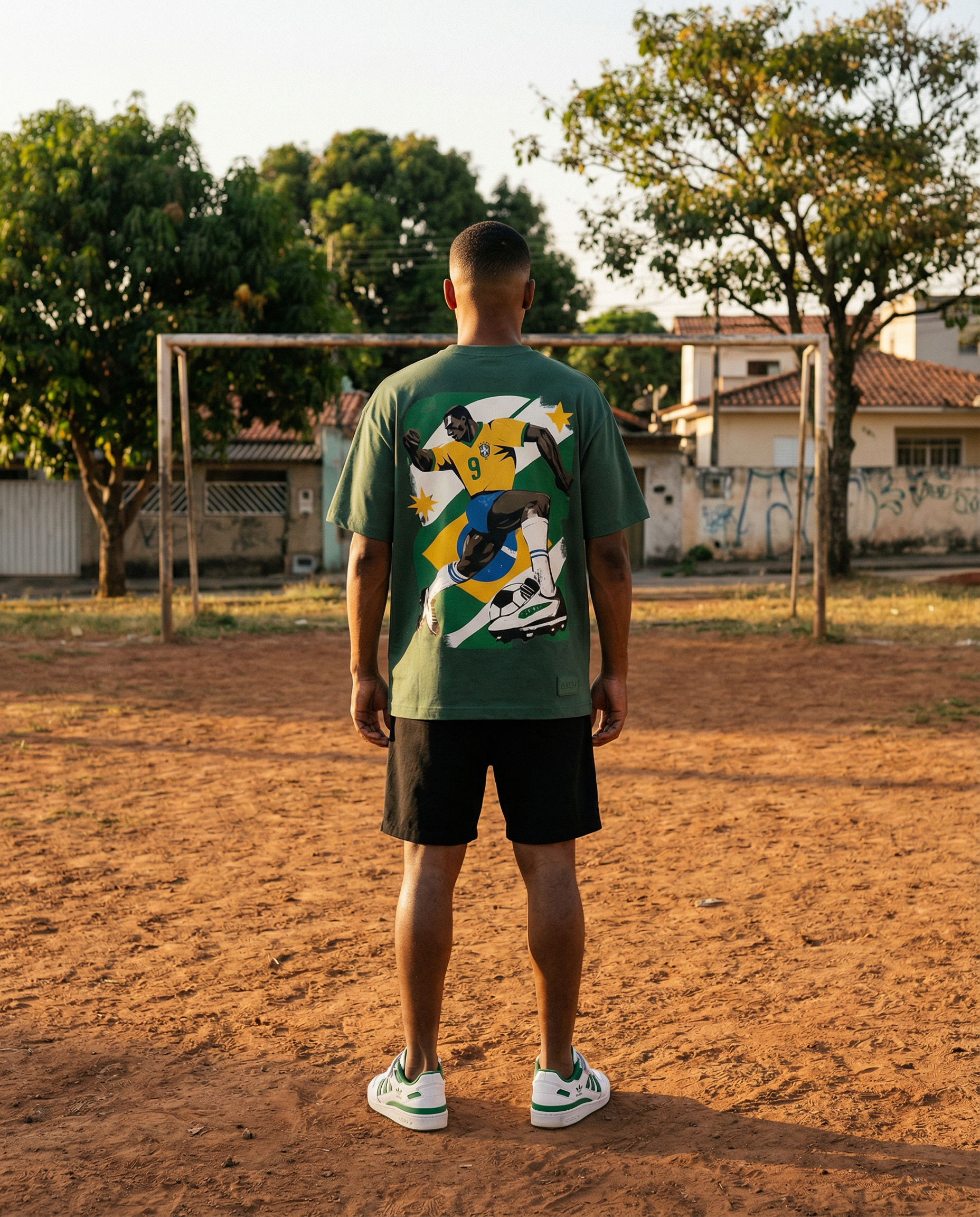 AREN Brasil — Camiseta Oversized · Drible em L