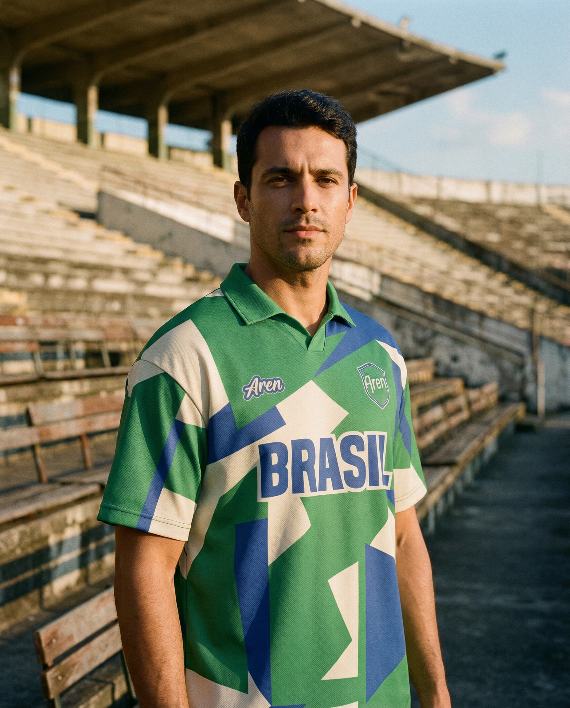 Camisa Brasil Verde — World Cup Series · AREN Brasil