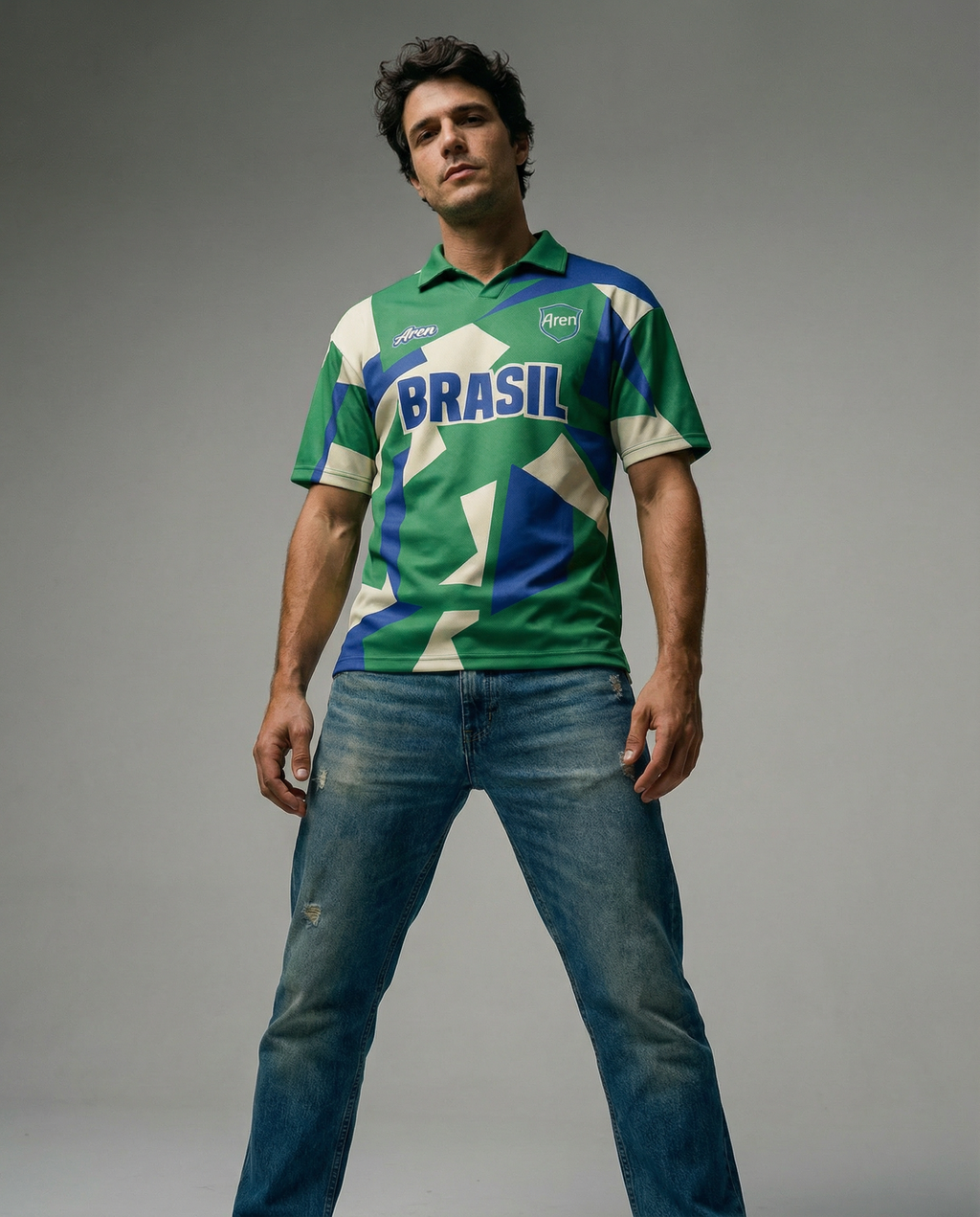 Camisa Brasil Verde — World Cup Series · AREN Brasil