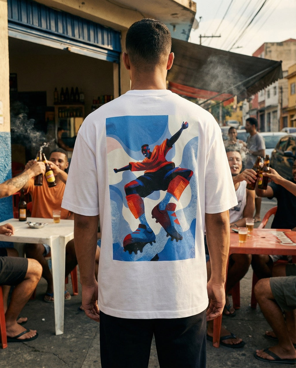 AREN Brasil — Camiseta Oversized · Alegria de Jogar
