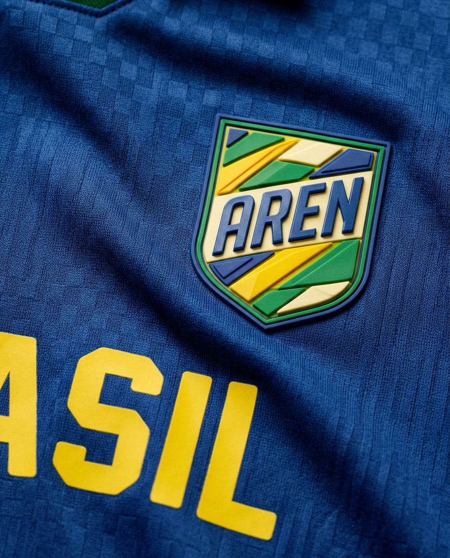 Camisa Brasil Azul — World Cup Series · AREN Brasil