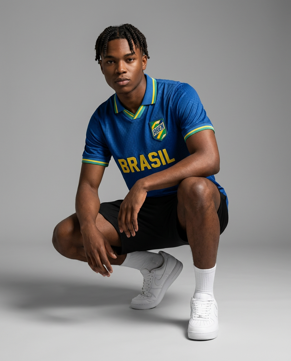 Camisa Brasil Azul — World Cup Series · AREN Brasil