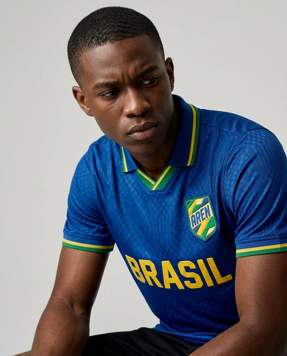 Camisa Brasil Azul — World Cup Series · AREN Brasil
