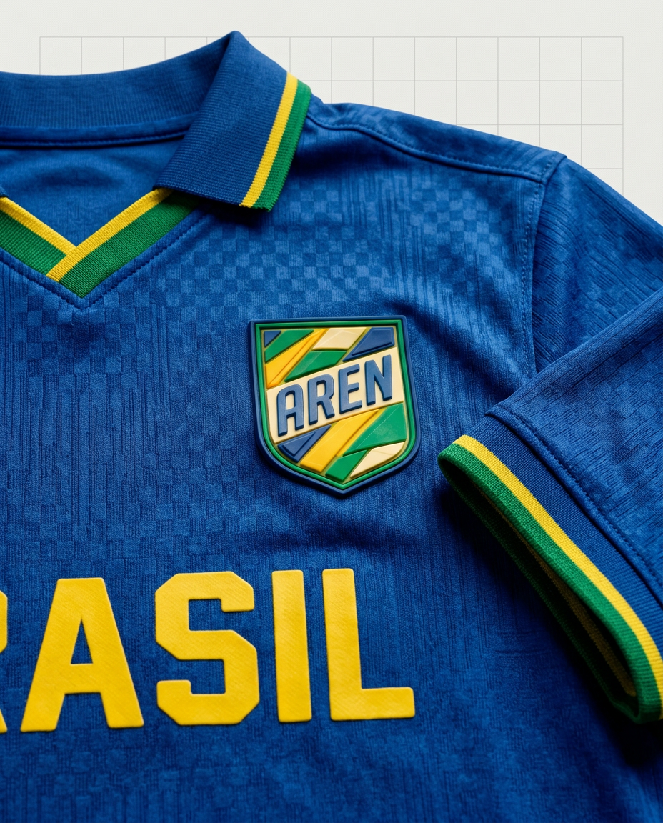 Camisa Brasil Azul — World Cup Series · AREN Brasil