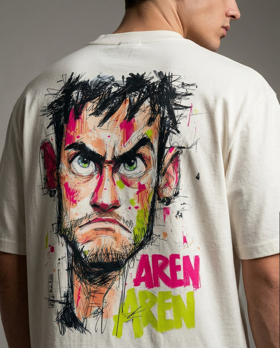 Camiseta Oversized Estilo Primeiro — AREN Brasil