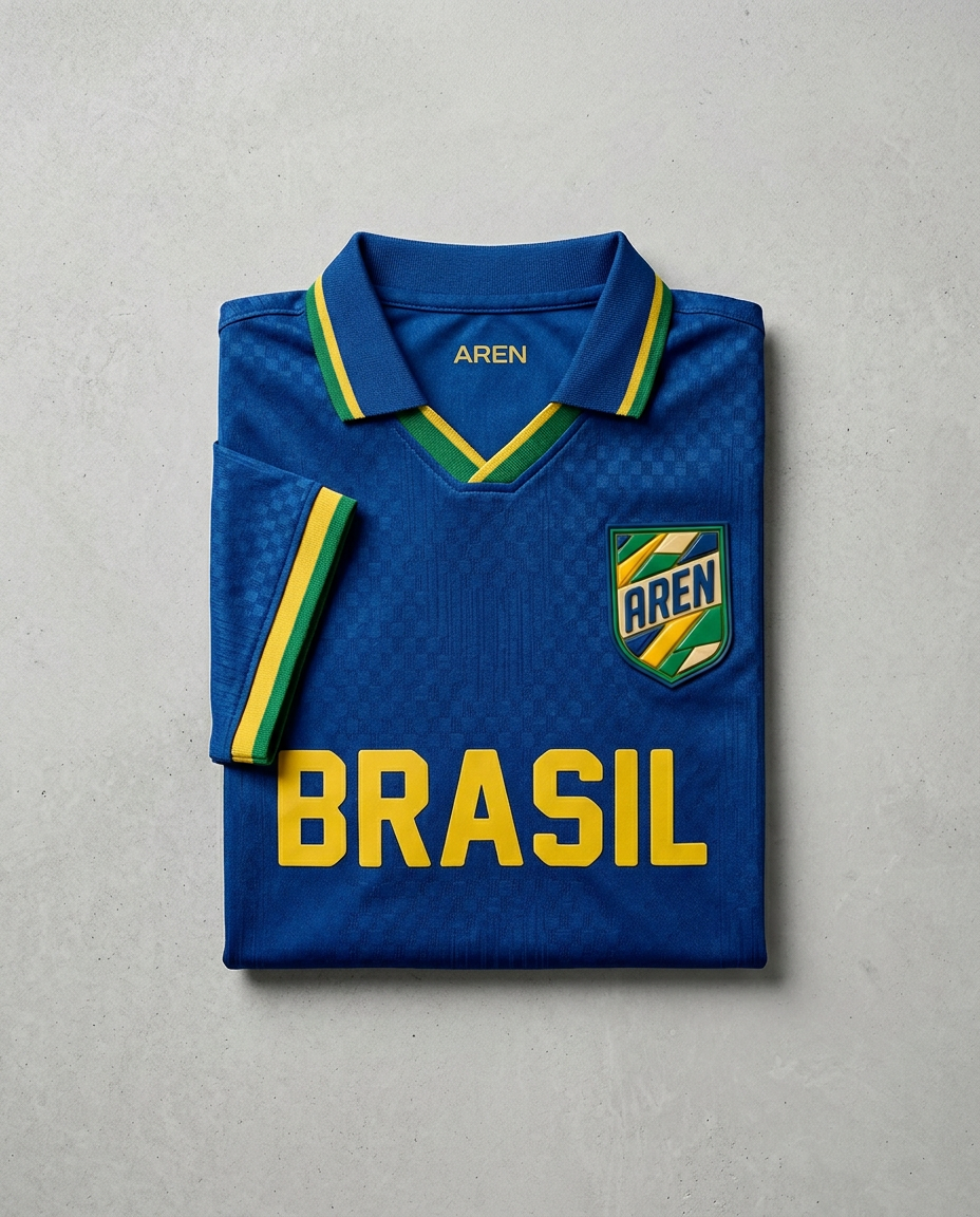 Camisa Brasil Azul — World Cup Series · AREN Brasil