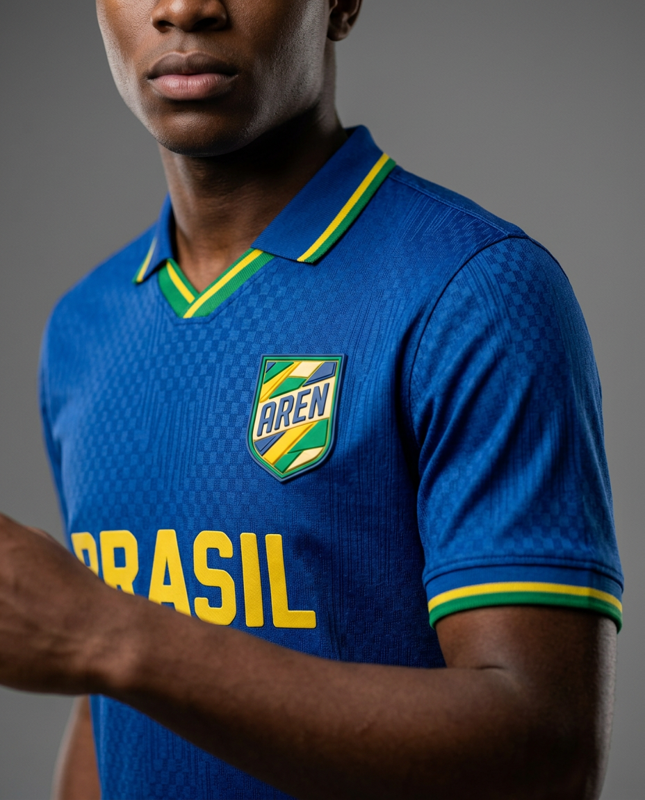 Camisa Brasil Azul — World Cup Series · AREN Brasil