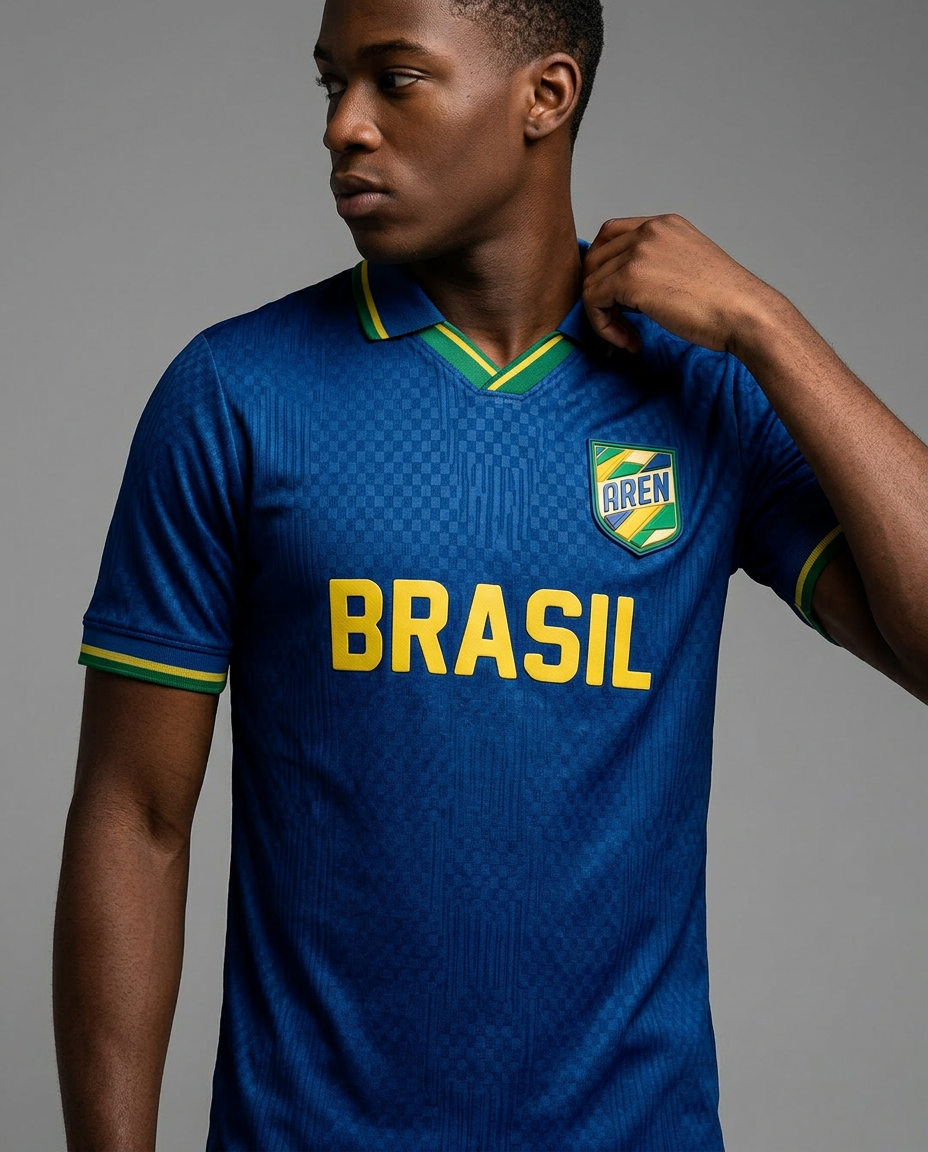 Camisa Brasil Azul — World Cup Series · AREN Brasil