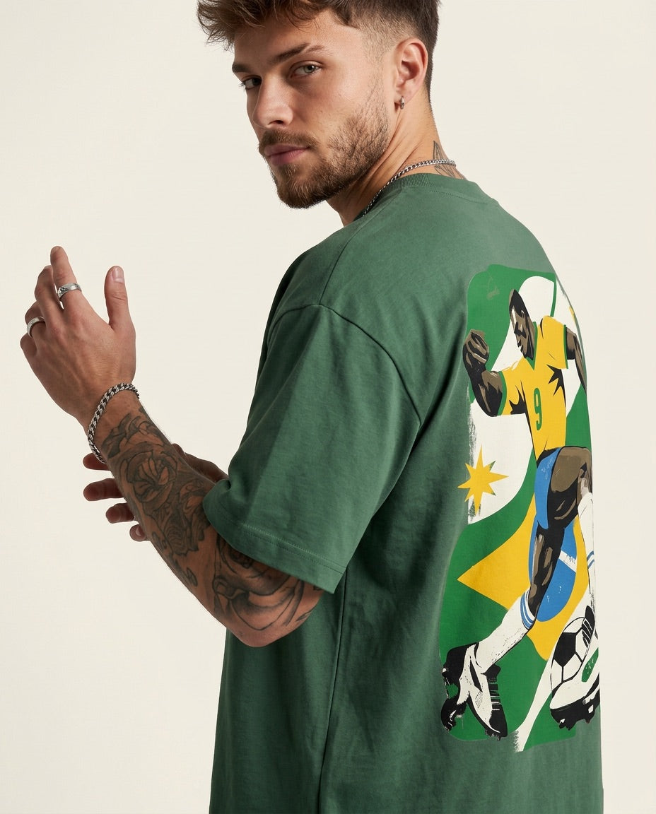 Oversized · Drible em L