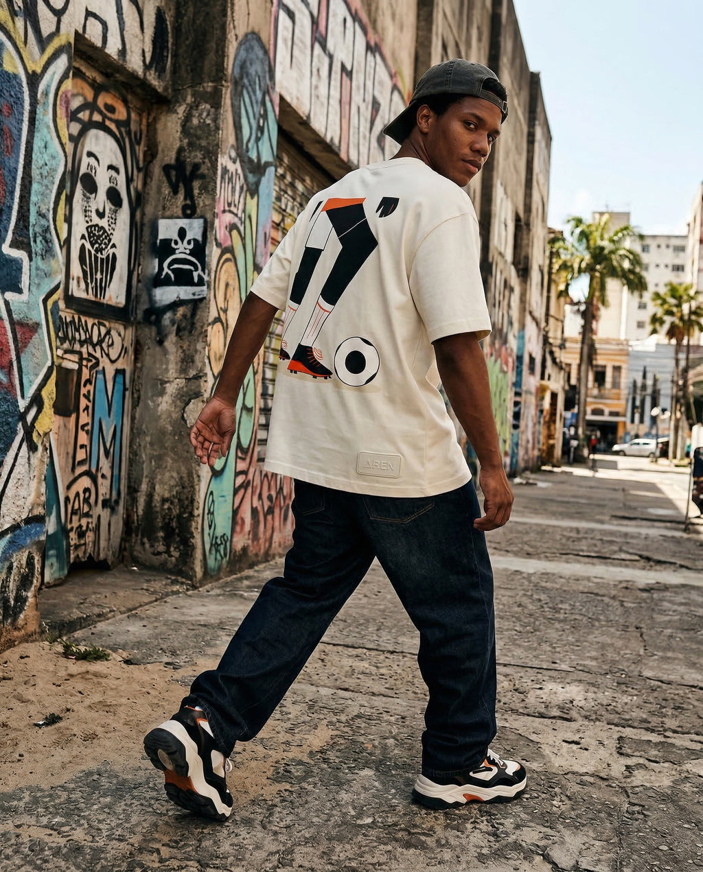 Camiseta Oversized Qualquer Um — AREN Brasil