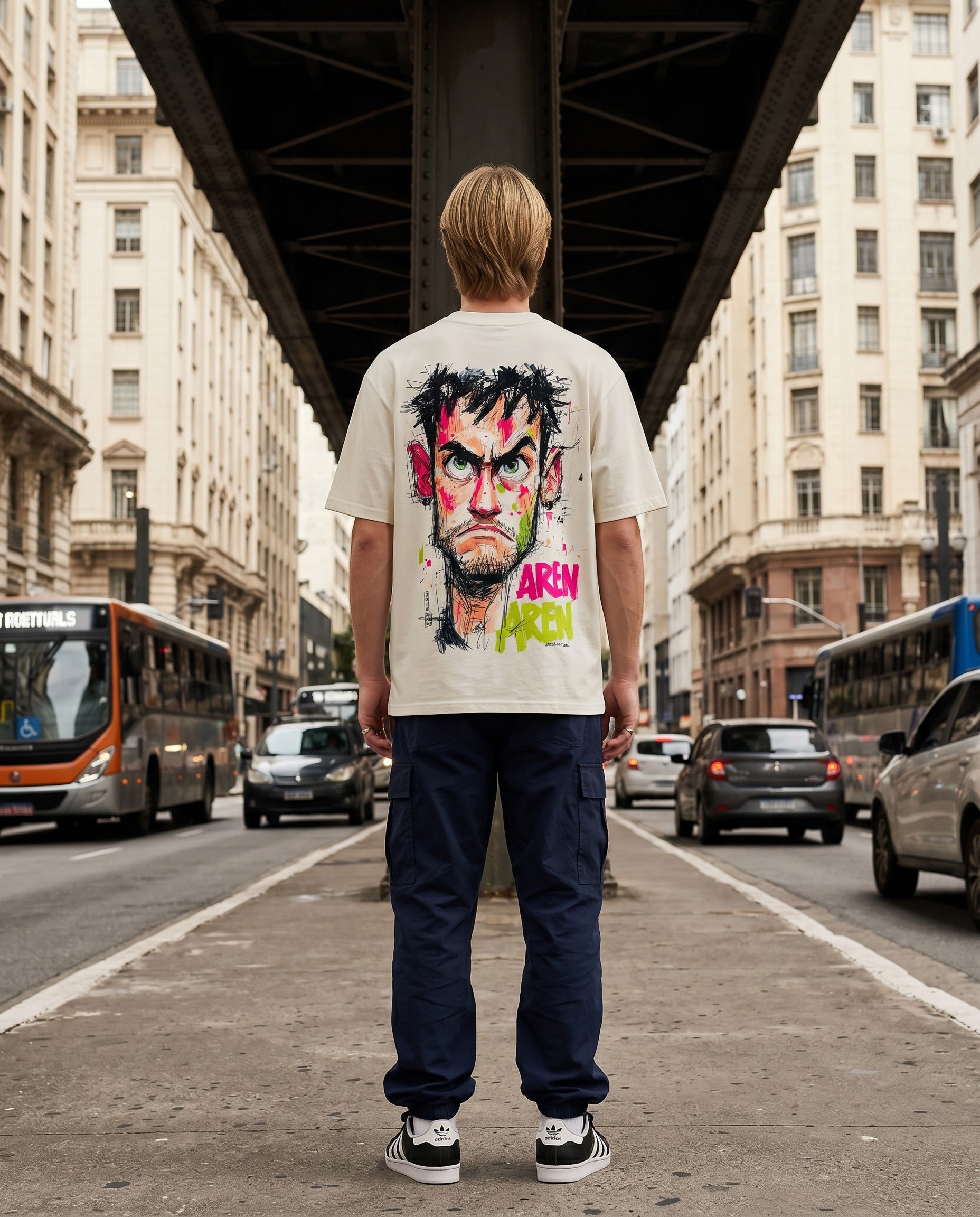 Camiseta Oversized Estilo Primeiro — AREN Brasil