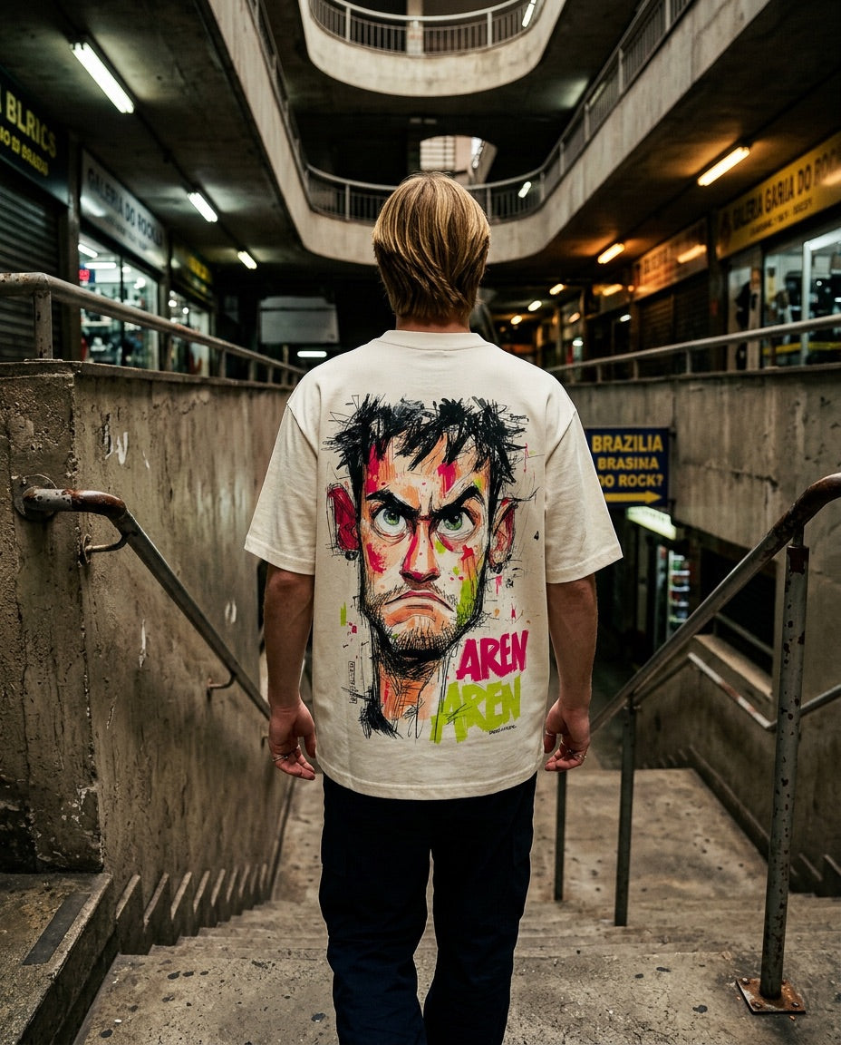 Camiseta Oversized Estilo Primeiro — AREN Brasil