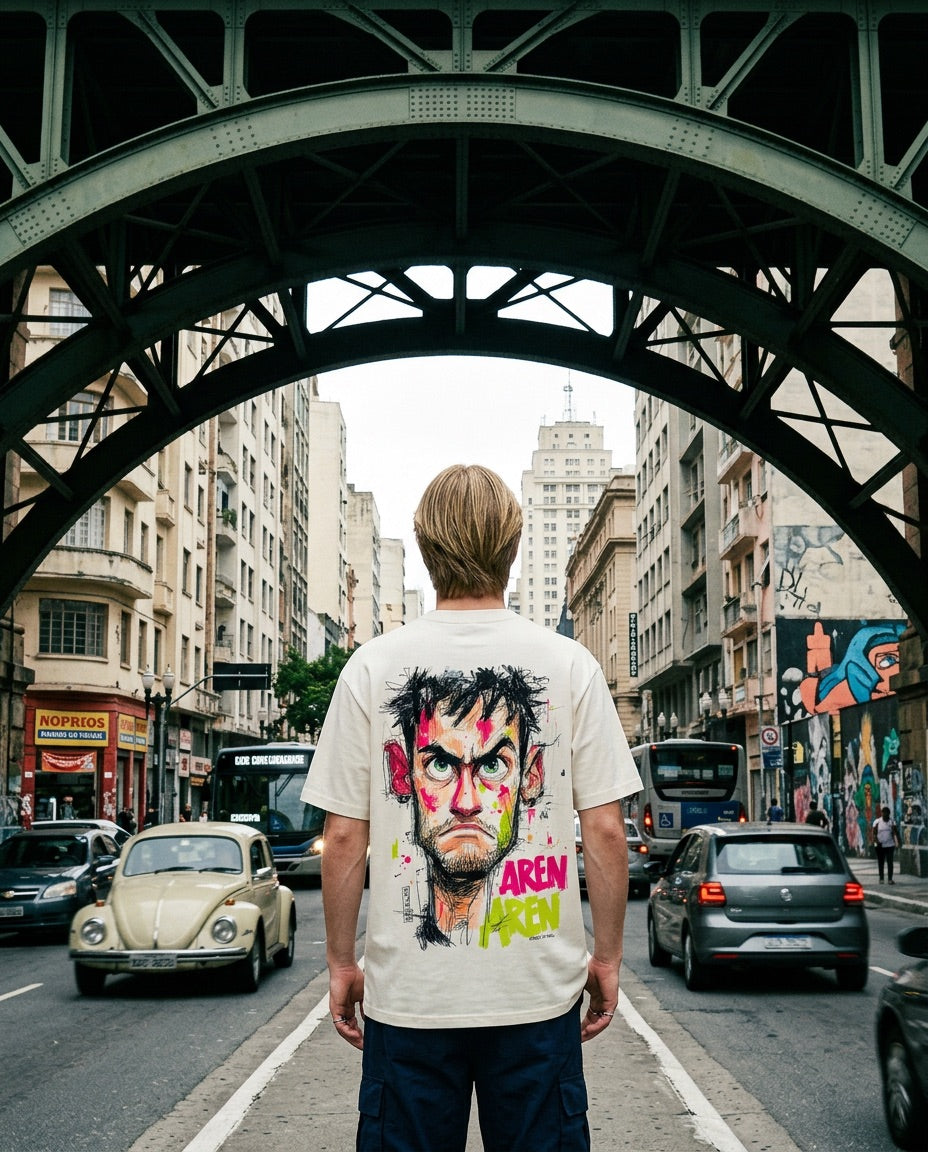 Camiseta Oversized Estilo Primeiro — AREN Brasil